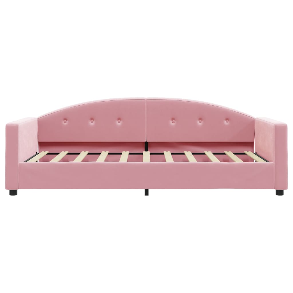 Thumbnail - vidaXL Tagesbett Rosa 80x200 cm Samt