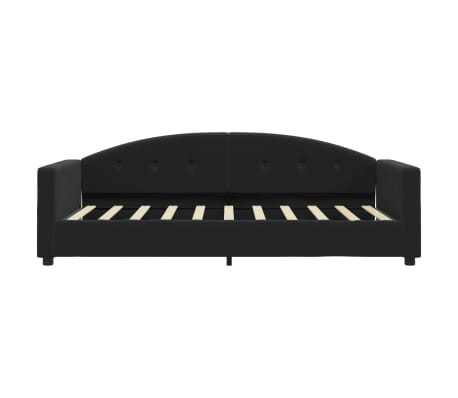 vidaXL Tagesbett Schwarz 80x200 cm Samt