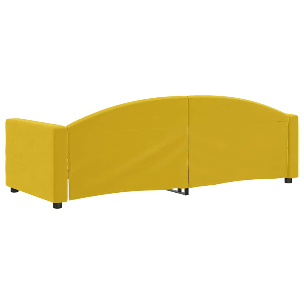 vidaXL Slaapbank 80x200 cm fluweel geel, foto 4