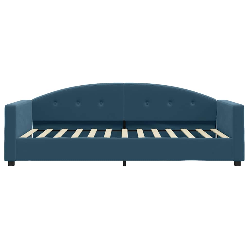 vidaXL Slaapbank 90x200 cm fluweel blauw, foto 2