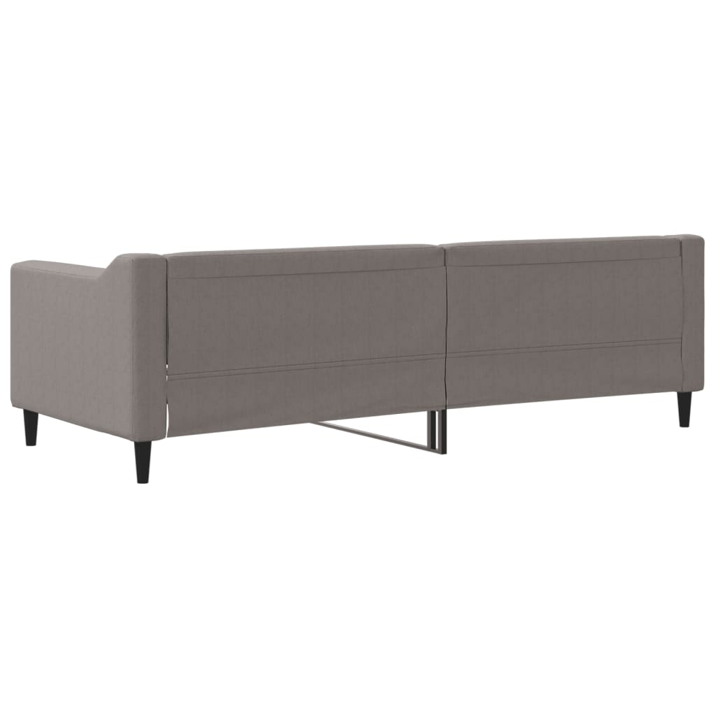 vidaXL Slaapbank 80x200 cm stof taupe, foto 4