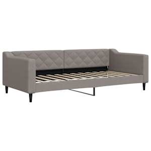 Válenda taupe 90 x 200 cm textil - obrázek 2