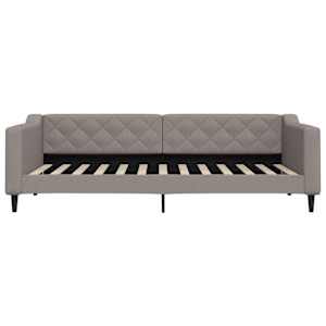 Válenda taupe 90 x 200 cm textil - obrázek 3
