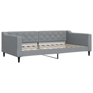Válenda světle šedá 100 x 200 cm textil - obrázek 2