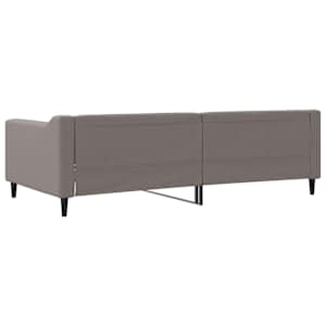 Válenda taupe 100 x 200 cm textil - obrázek 5