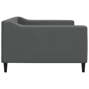Válenda tmavě šedá 100 x 190 cm textil - obrázek 4