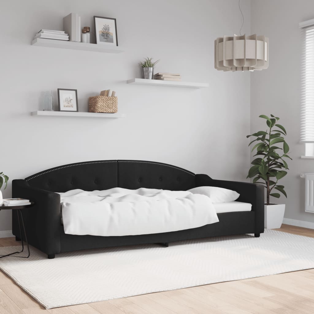 vidaXL daybed 100x200 cm stof sort