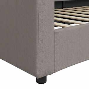 Válenda taupe 100 x 200 cm textil - obrázek 6
