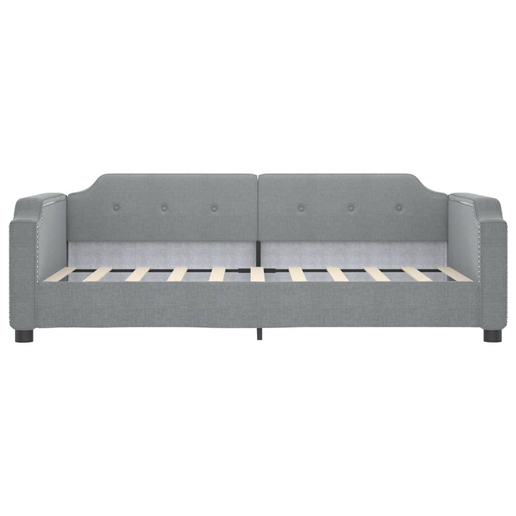 vidaXL Slaapbank 80x200 cm stof lichtgrijs afbeelding