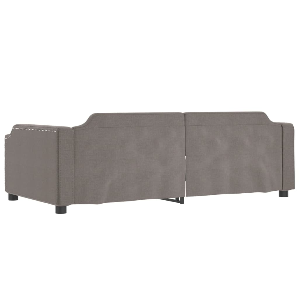 vidaXL Slaapbank 80x200 cm stof taupe, foto 4