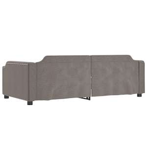 Válenda taupe 100 x 200 cm textil - obrázek 5