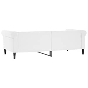Válenda bílá 80 x 200 cm umělá kůže - obrázek 5