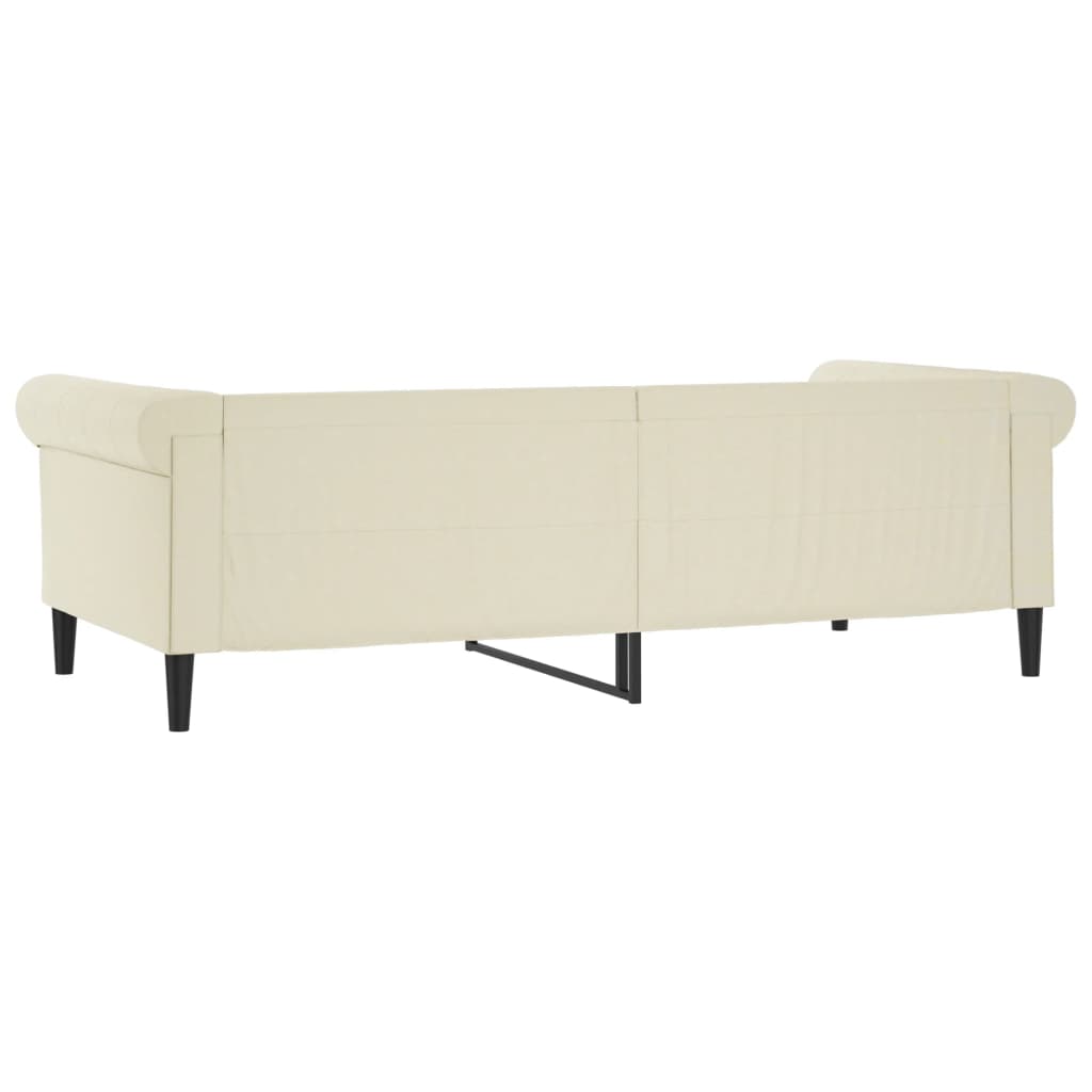 vidaXL Slaapbank 80x200 cm kunstleer crèmekleurig, foto 4