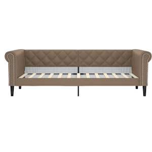 Válenda cappuccino 90 x 200 cm umělá kůže - obrázek 3