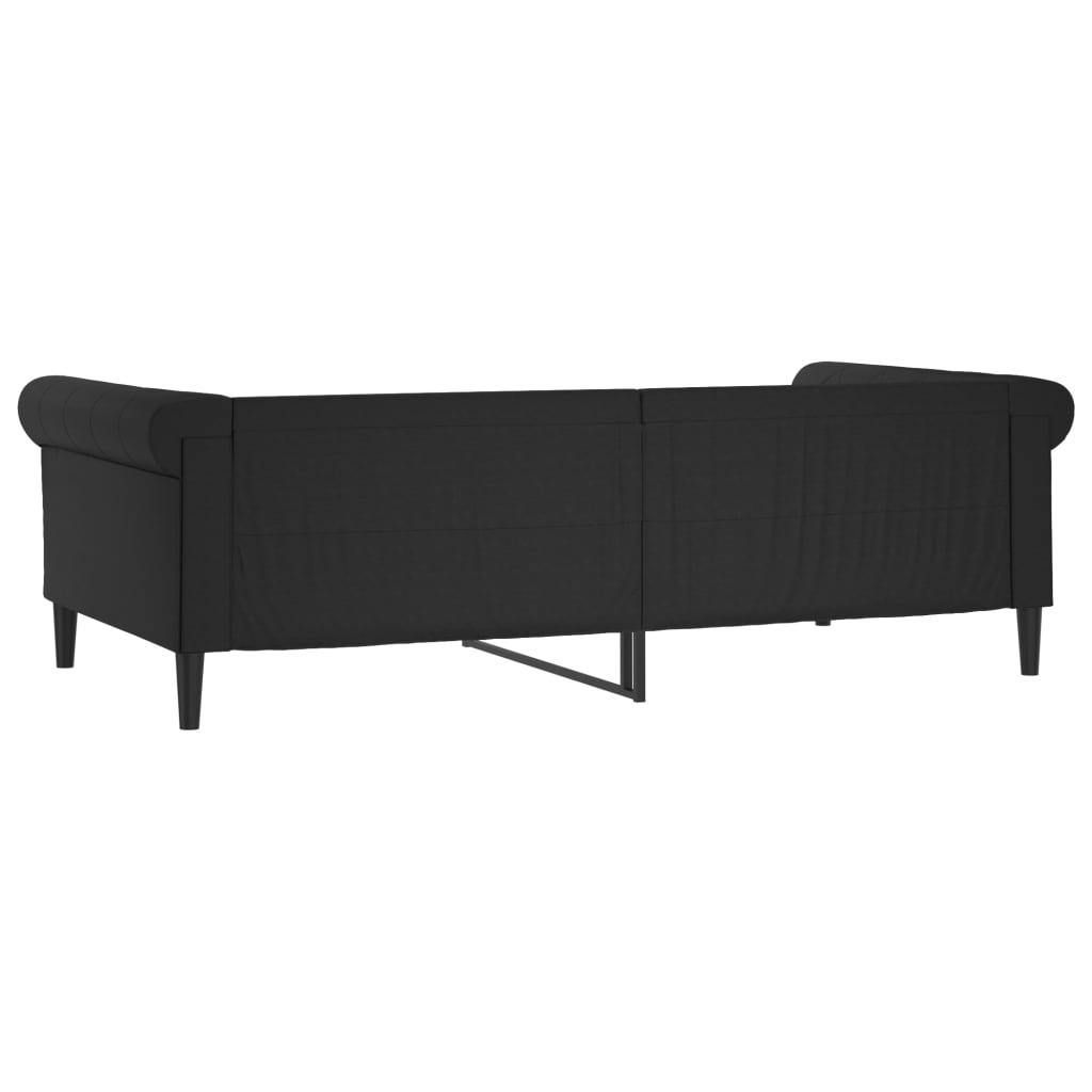 Mebel 2-w-1 - Sofa/Lóżko 235x110x68 cm, Czarny