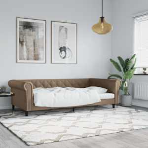 Válenda cappuccino 100 x 200 cm umělá kůže - obrázek 1