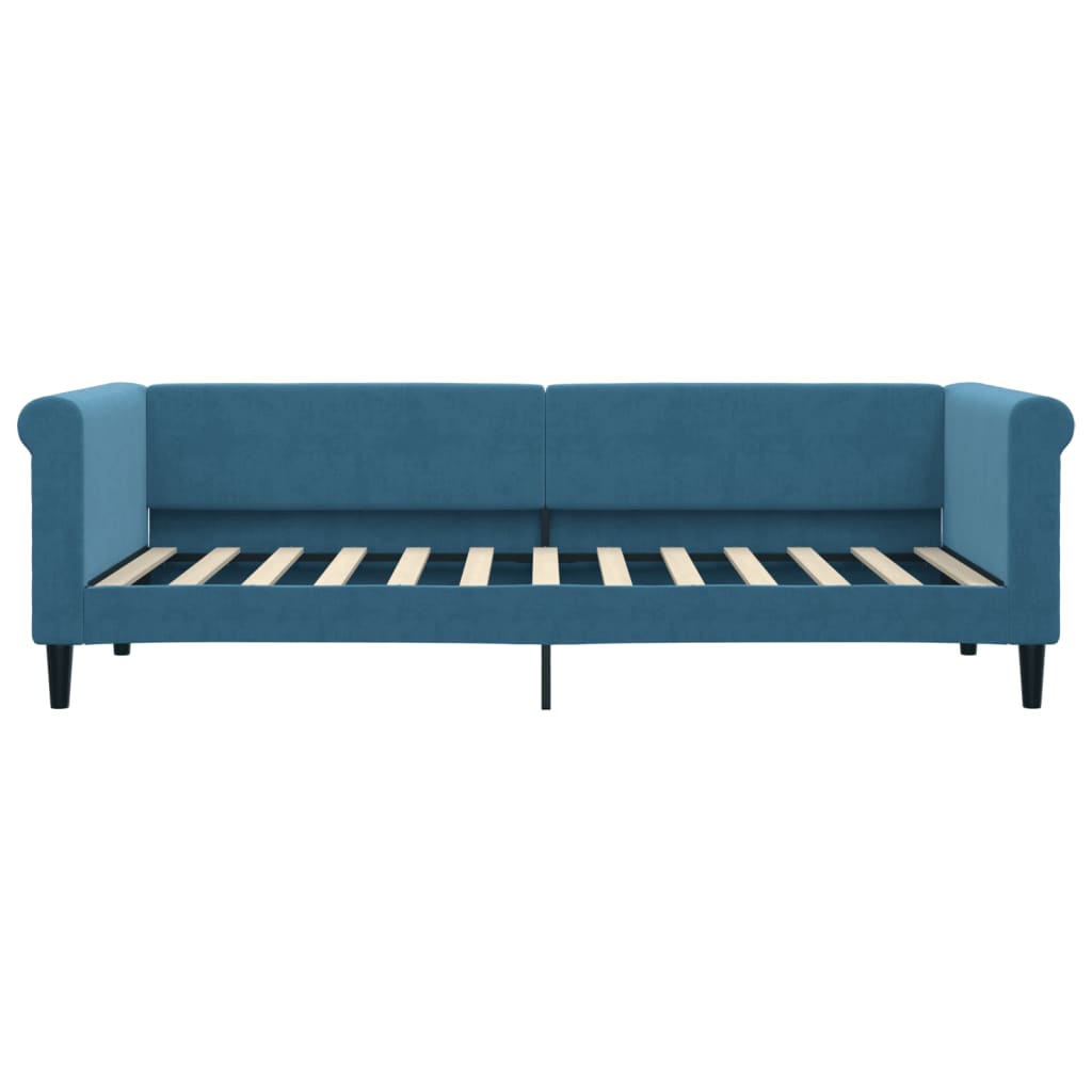 vidaXL Slaapbank 80x200 cm fluweel blauw afbeelding
