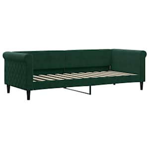 Válenda tmavě zelená 80 x 200 cm samet - obrázek 2