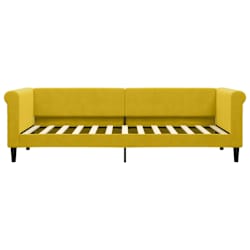 vidaXL Slaapbank 80x200 cm fluweel geel