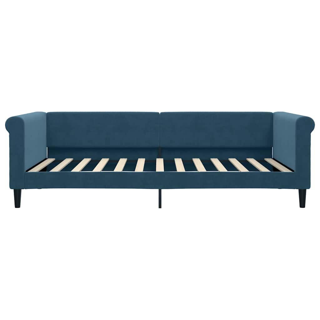 vidaXL Slaapbank 100x200 cm fluweel blauw, foto 2