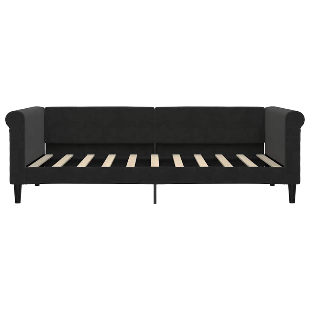 vidaXL Slaapbank 90x190 cm fluweel zwart, foto 2