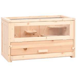 vidaXL hamstripuur, 60 x 30 x 35 cm, nulupuit