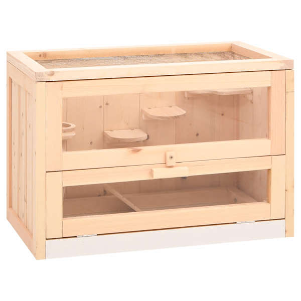 vidaXL hamstripuur, 60 x 35,5 x 42 cm, nulupuit