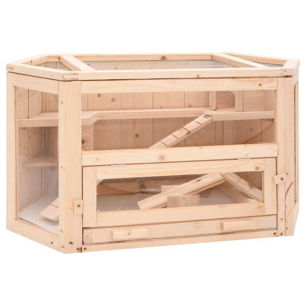 vidaXL hamstripuur, 80 x 40 x 43 cm, nulupuit