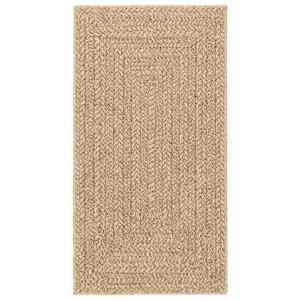 Koberec ZIZUR 80 x 150 cm jutový vzhled interiér i exteriér - obrázek 3