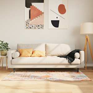 Koberec pratelný vícebarevný 80 x 150 cm - obrázek 1
