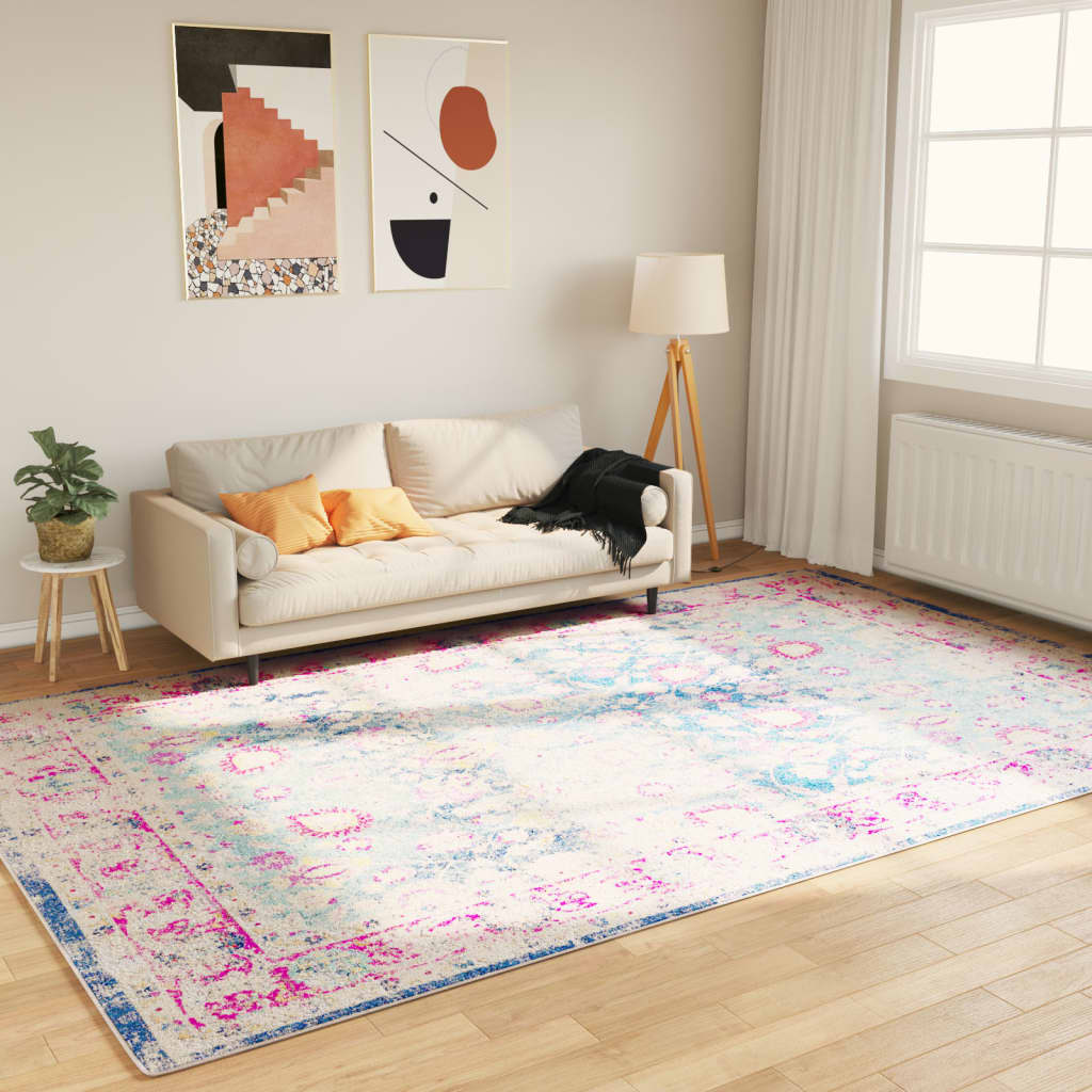 vidaXL Covor lavabil, multicolor, 190x300 cm, anti-alunecare