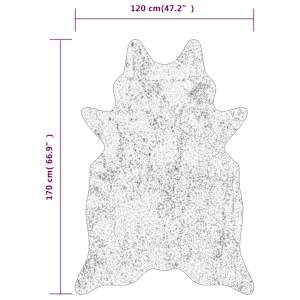 Koberec černý a bílý 120 x 170 cm zebří vzor pratelný - obrázek 8