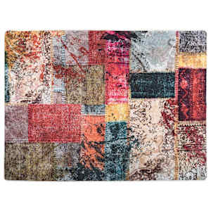 vidaXL vaip, pestav, mitmev&auml;rviline, 400 x 300 cm
