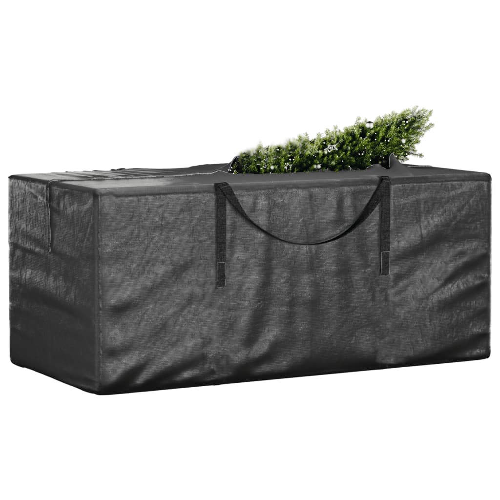  Úložná taška na vianočný stromček čierna 150x75x75cm polyetylén