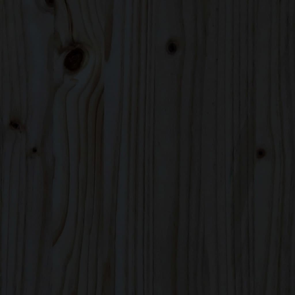 fekete tömör fa ágykeret fejtámlával 140 x 190 cm