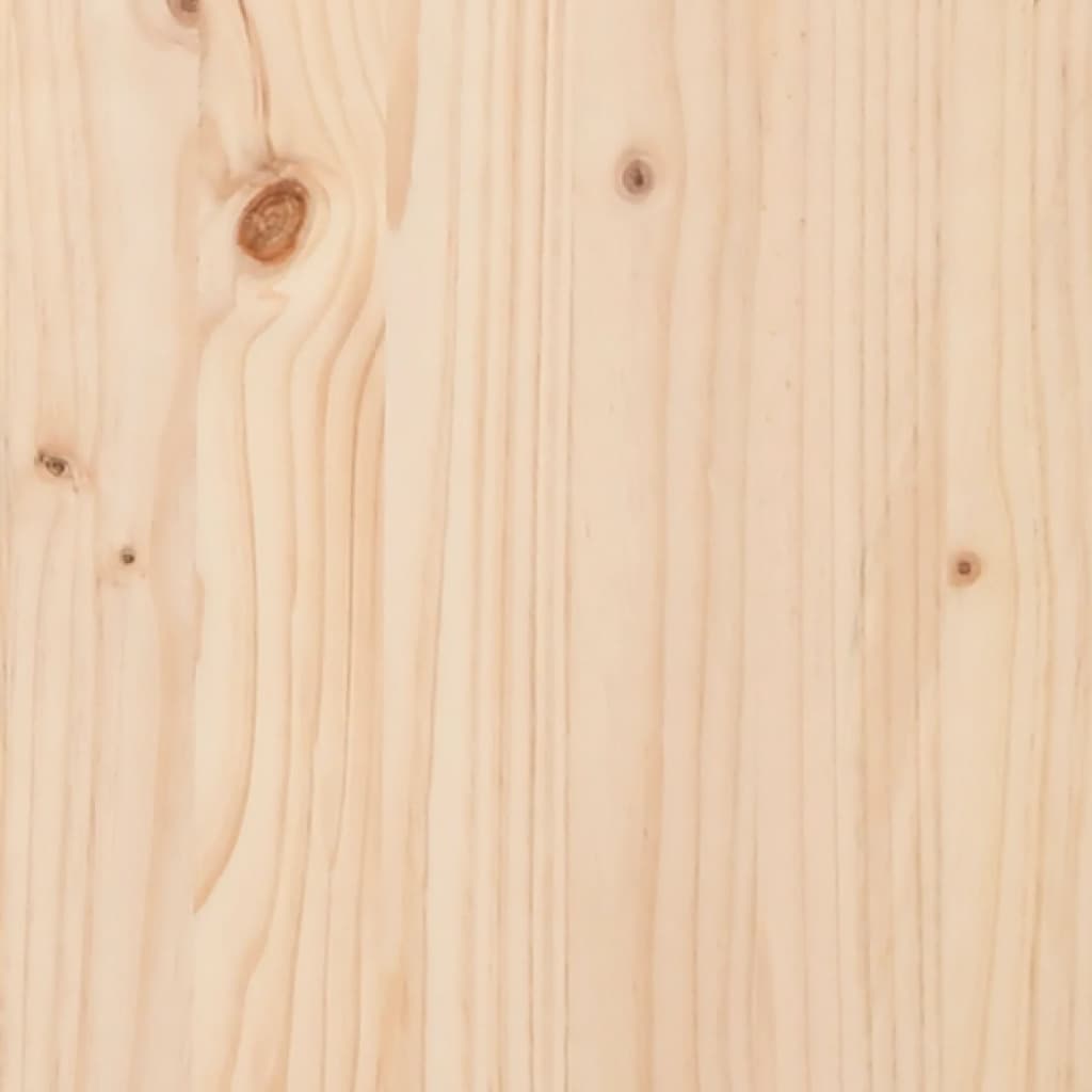 tömör fa ágykeret fejtámlával 200 x 200 cm