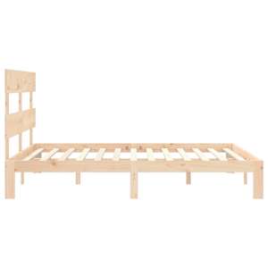 Rám postele s čelem King Size masivní dřevo - obrázek 7