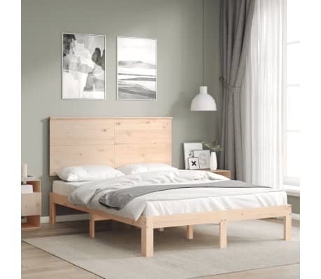 vidaXL Bed Frame without Mattress 120x200 cm Solid Wood Pine