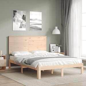 vidaXL Bed Frame without Mattress 120x200 cm Solid Wood Pine