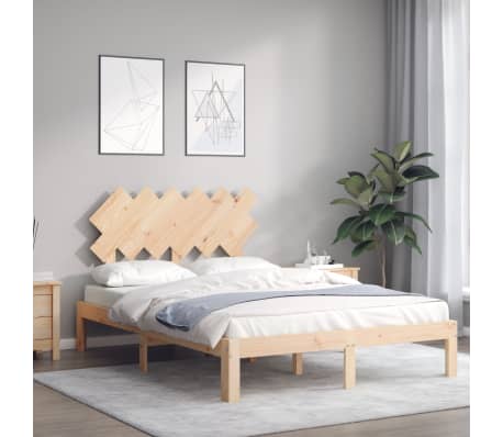 vidaXL Cadre de lit sans matelas 120x200 cm bois de pin massif