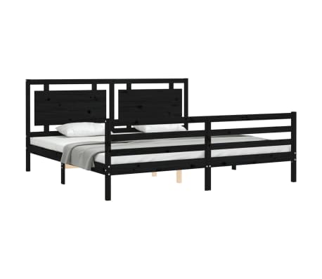 vidaXL &Pi;&lambda;&alpha;ί&sigma;&iota;&omicron; &Kappa;&rho;&epsilon;&beta;&alpha;&tau;&iota;&omicron;ύ &mu;&epsilon; &Kappa;&epsilon;&phi;&alpha;&lambda;ά&rho;&iota; &Mu;&alpha;ύ&rho;&omicron; 200x200 &epsilon;&kappa;. &Mu;&alpha;&sigma;ί&phi; &Xi;ύ&lambda;&omicron;