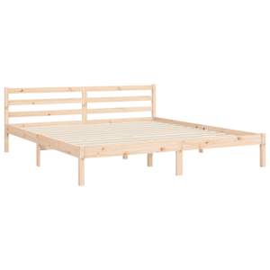 Rám postele s čelem Super King Size masivní dřevo - obrázek 8