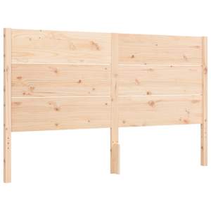 Rám postele s čelem 160 x 200 cm masivní dřevo - obrázek 8