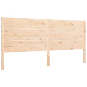 Rám postele s čelem 200 x 200 cm masivní dřevo - obrázek 9