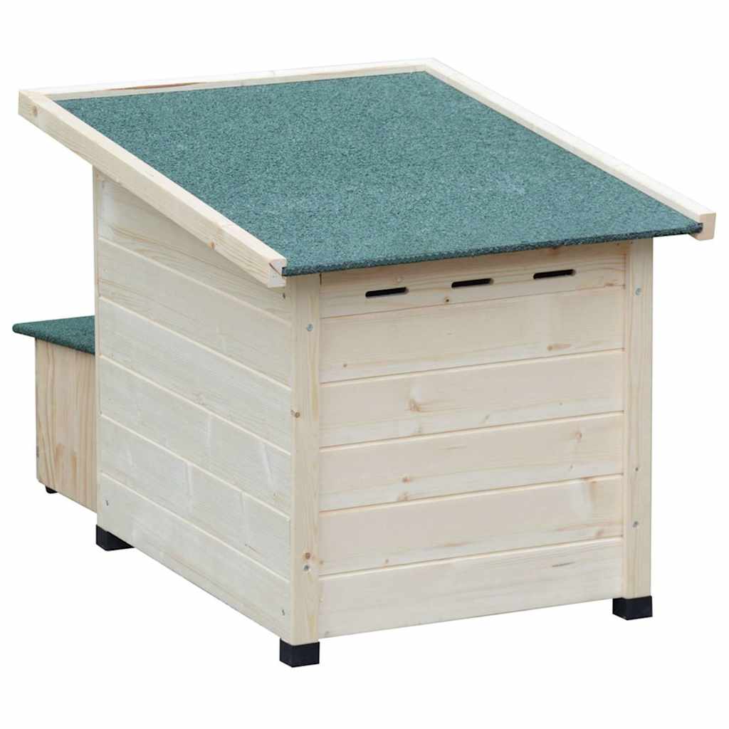 Thumbnail - @Pet Igelhaus XL 53x65x52cm Holz Weiß