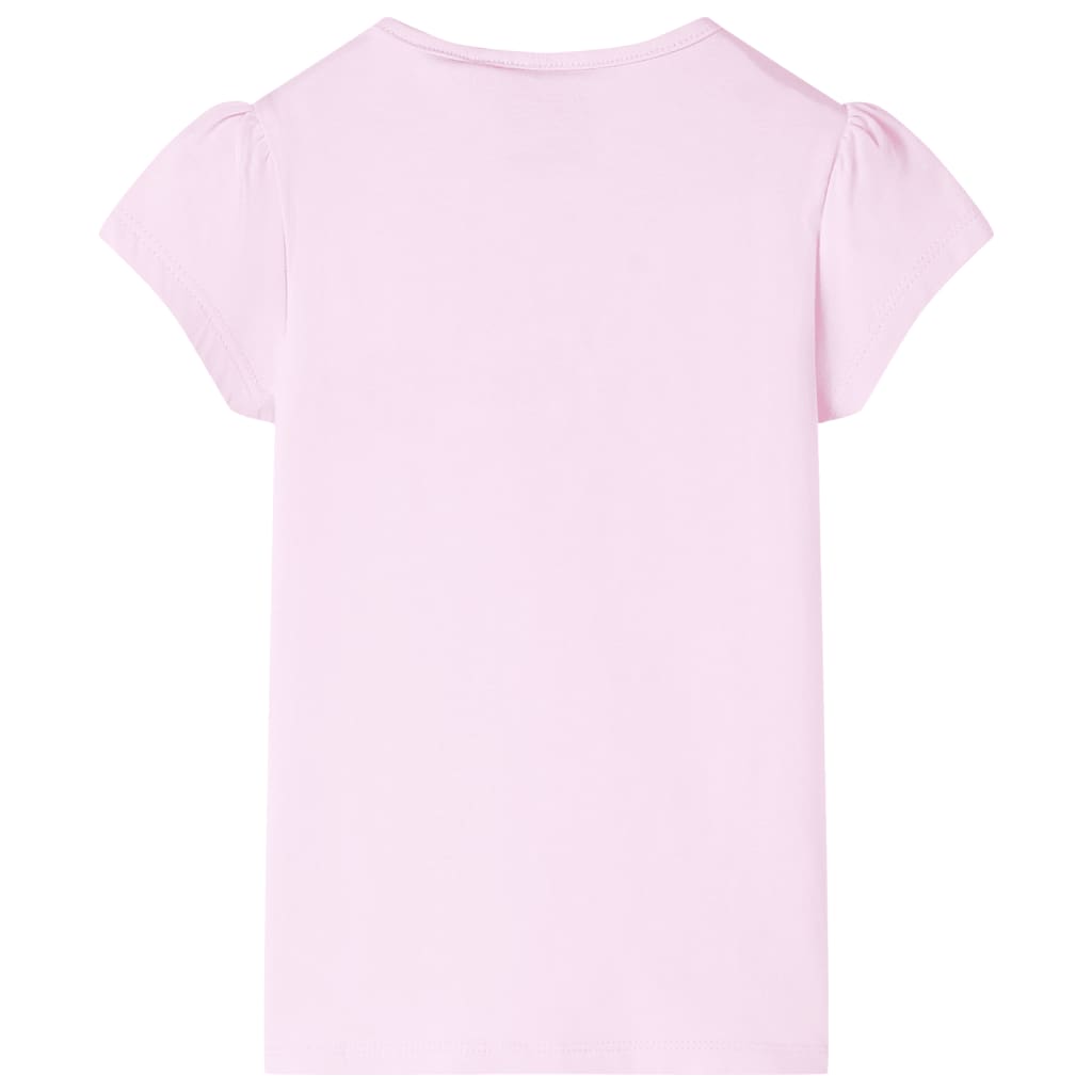 vidaXL Kindershirt 92 lichtroze afbeelding