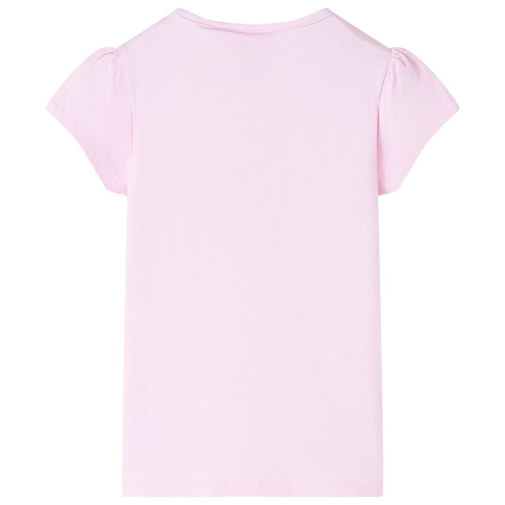 vidaXL Kindershirt 116 lichtroze afbeelding