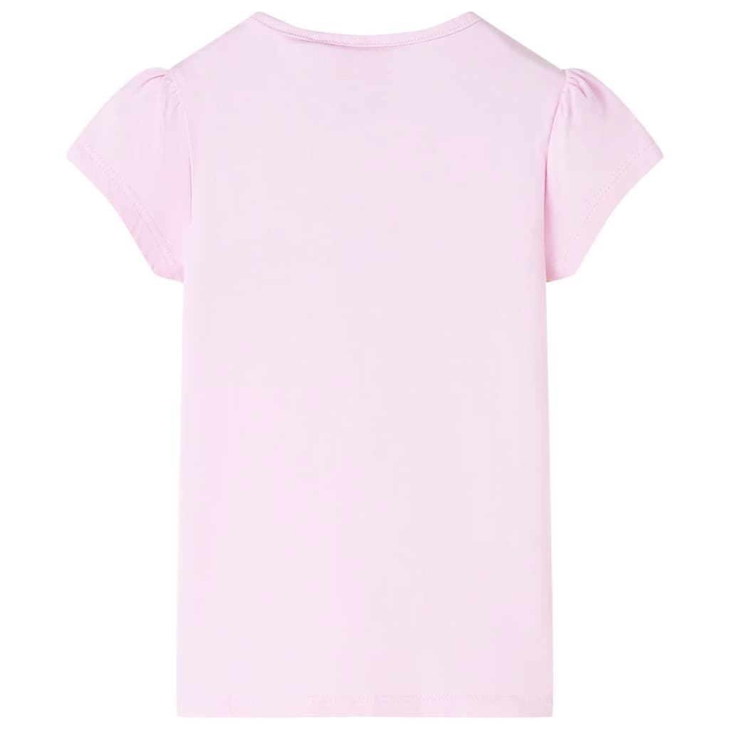 vidaXL Kindershirt 128 lichtroze afbeelding