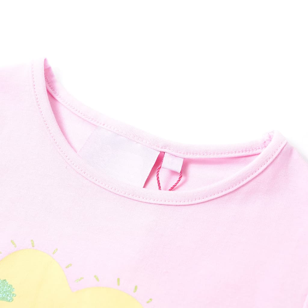 Thumbnail - vidaXL Kinder-T-Shirt Hellrosa 140