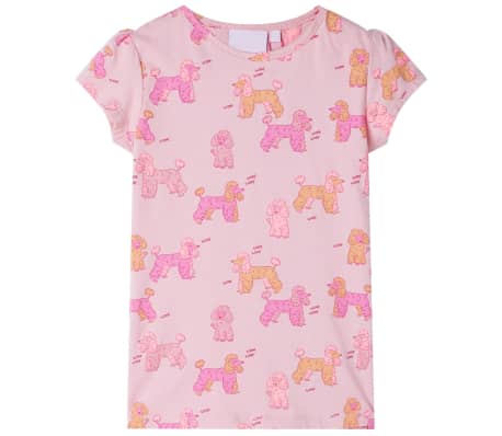 Kinderpyjama mit Kurzen &Auml;rmeln Hellrosa 140